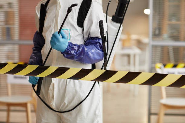 Professional Biohazard technician working in Palm Beach, FL